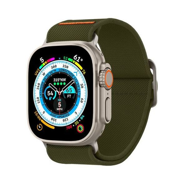 Λουράκι Spigen Fit Lite Apple Watch (42/ 44/ 45/ 49mm) Stripe Χακί 8809896743389 8809896743389 έως και 12 άτοκες δόσεις