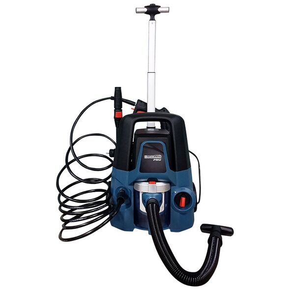 Bormann pro Bpw3130 Πλυστικο Υψηλης Πιεσης 1600w , 130bar , 480lt και Σκουπα Υγρων Στερεων 800w , 16kpa , Απορροφηση 1.4 070498 έως 12 Άτοκες Δόσεις