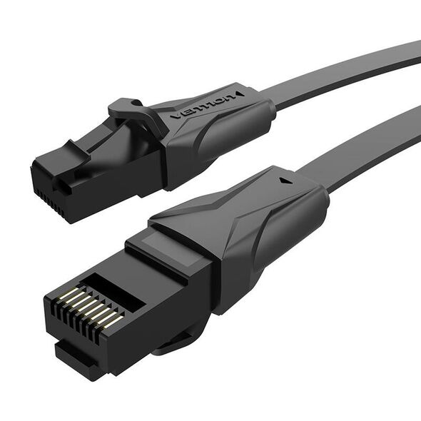 Vention Flat Network Cable UTP Cat.6 Vention IBABF RJ45 Ethernet, 1000Mbps 1m Black 056590 6922794722378 IBABF έως και 12 άτοκες δόσεις