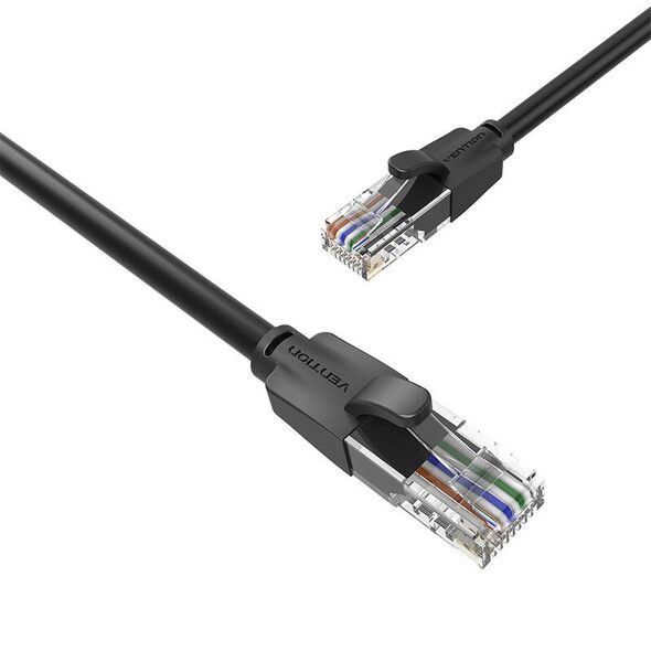 Vention UTP Cat6 Network Cable Vention IBEBF RJ45 Ethernet 1000Mbps 1m Black 056596 6922794741041 IBEBF έως και 12 άτοκες δόσεις
