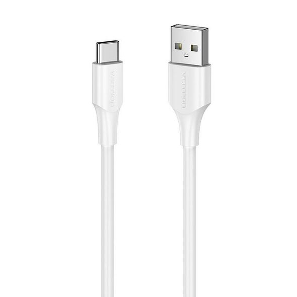 Vention USB 2.0 A to USB-C 3A Cable Vention CTHWF 1m White 056550 6922794767539 CTHWF έως και 12 άτοκες δόσεις