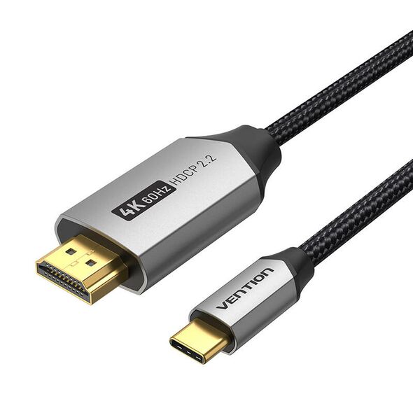 Vention USB-C do HDMI 2.0 cable Vention CRBBF 1m, 4K 60Hz (black) 056244 6922794765146 CRBBF έως και 12 άτοκες δόσεις