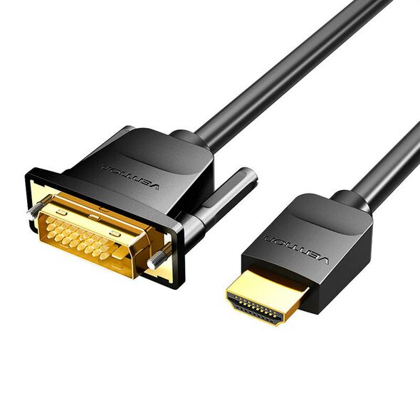 Vention HDMI to DVI (24+1) Cable Vention ABFBJ 5m, 4K 60Hz/ 1080P 60Hz (Black) 056167 6922794732841 ABFBJ έως και 12 άτοκες δόσεις