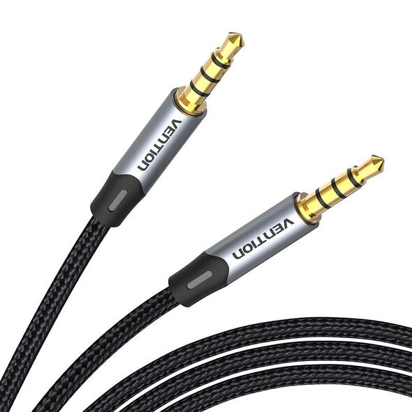 Vention TRRS 3.5mm Male to Male Aux Cable 0.5m Vention BAQHD Gray 056438 6922794751255 BAQHD έως και 12 άτοκες δόσεις
