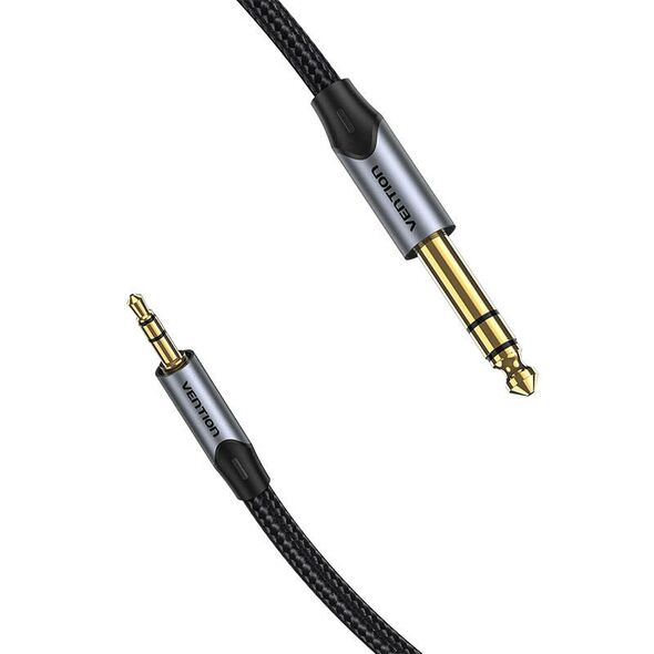 Vention 3.5mm TRS Male to 6.35mm Male Audio Cable 5m Vention BAUHJ Gray 056443 6922794756540 BAUHJ έως και 12 άτοκες δόσεις