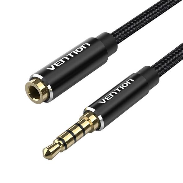 Vention TRRS 3.5mm Male to 3.5mm Female Audio Extender 2m Vention BHCBH Black 056471 6922794765689 BHCBH έως και 12 άτοκες δόσεις