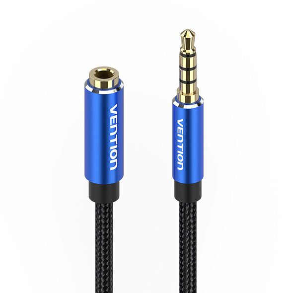Vention TRRS 3.5mm Male to 3.5mm Female Audio Extender 2m Vention BHCLH Blue 056476 6922794765740 BHCLH έως και 12 άτοκες δόσεις