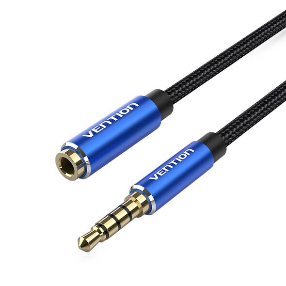 Vention TRRS 3.5mm Male to 3.5mm Female Audio Extender 5m Vention BHCLJ Blue 056206 6922794765764 BHCLJ έως και 12 άτοκες δόσεις