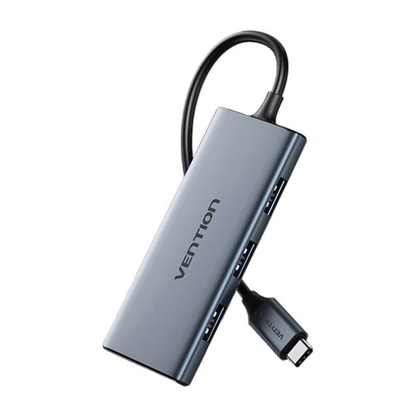 Vention USB-C to HDMI, 3x USB 3.0, SD, TF Hub Vention TOOHB 0.15m Gray 056688 6922794767003 TOOHB έως και 12 άτοκες δόσεις