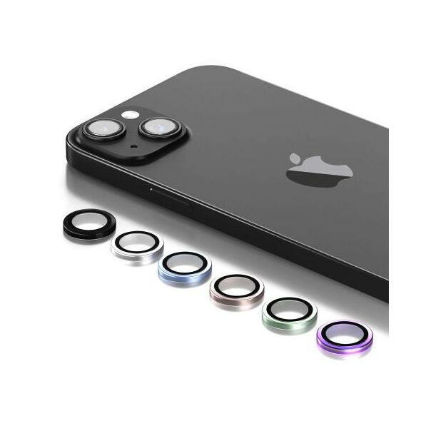 Προστατευτικό Κάλυμμα Αλουμινίου Full Face Devia για Τζαμάκι Κάμερας Apple iPhone 15/ 15 Plus Peak Ασημί (2 τεμ) 6938595389153 6938595389153 έως και 12 άτοκες δόσεις