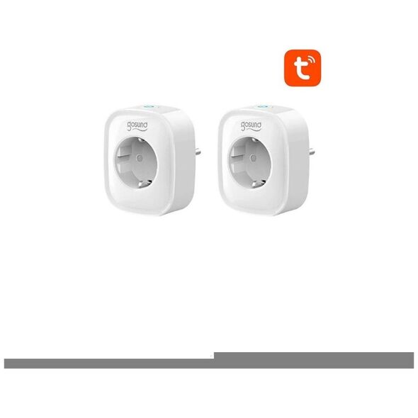 Gosund SP1 Smart Μονόπριζο Λευκό 2τμχ (SP1-2pack) (GOSSP1-2PACK) έως 12 άτοκες Δόσεις