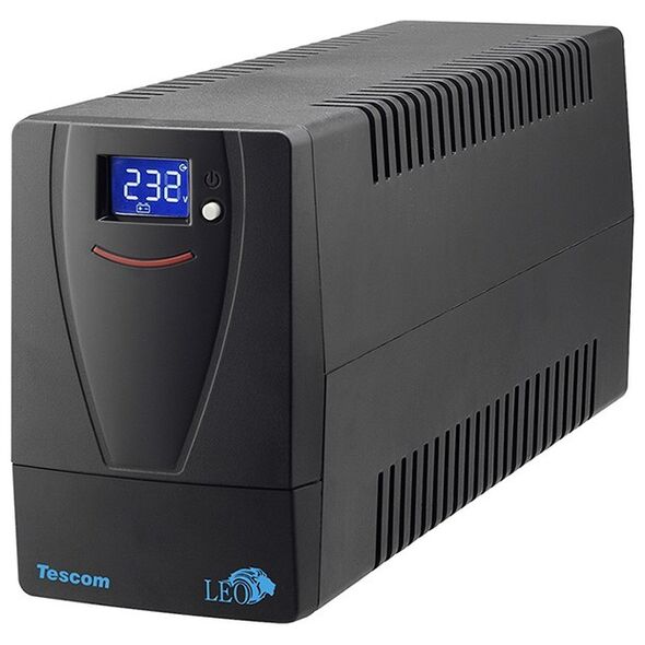 Tescom Leo Plus LCD 850VA UPS Line Interactive (UPS.0786) (TSLCD850AP) έως 12 άτοκες Δόσεις