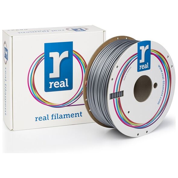 REAL PLA 3D Printer Filament - Silver - spool of 1Kg - 2.85mm (REALPLASILVER1000MM3) έως 12 άτοκες Δόσεις