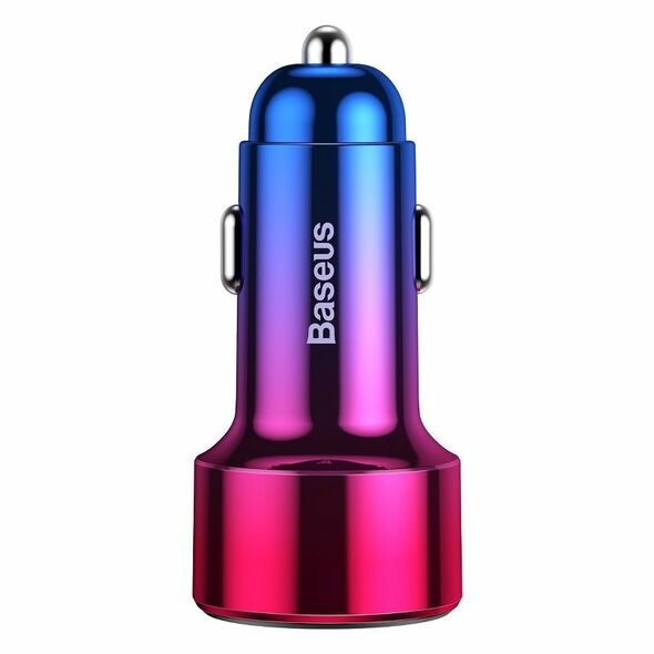 Baseus Baseus Magic Car Charger USB + USB-C QC 4.0  PD 45W (Red+Blue) 019263  CCMLC20C-09 έως και 12 άτοκες δόσεις 6953156293205