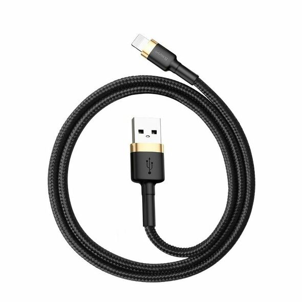 Baseus Baseus Cafule Cable USB Lightning 2A 3m (Gold+Black) 020119  CALKLF-RV1 έως και 12 άτοκες δόσεις 6953156296329