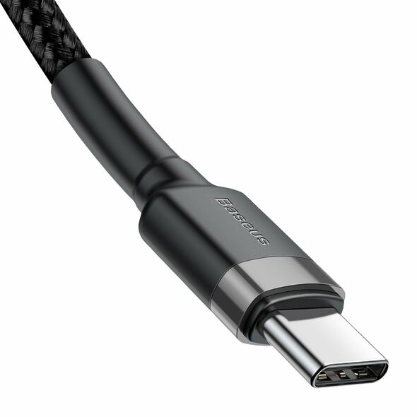 Baseus Baseus Cafule PD2.0 60W flash charging USB For Type-C cable (20V 3A) 2m Gray+Black 021158  CATKLF-HG1 έως και 12 άτοκες δόσεις 6953156285231