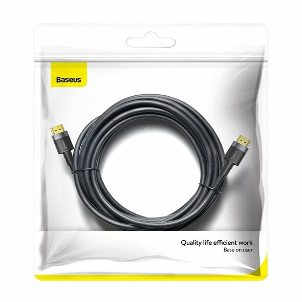 Baseus Baseus Cafule 4KHDMI Male To 4KHDMI Male Adapter Cable 5m Black 021998  CADKLF-H01 έως και 12 άτοκες δόσεις 6953156218215