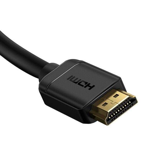 Baseus Baseus 2x HDMI 2.0 4K 30Hz Cable, 3D, HDR, 18Gbps, 8m (black) 022997  CAKGQ-E01 έως και 12 άτοκες δόσεις 6953156222557
