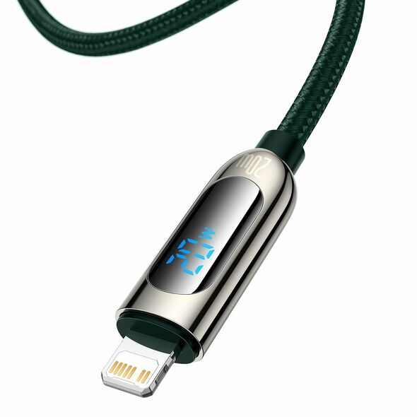 Baseus USB-C cable for Lightning Baseus Display, PD, 20W, 2m (green) 028610  CATLSK-A06 έως και 12 άτοκες δόσεις 6953156208667