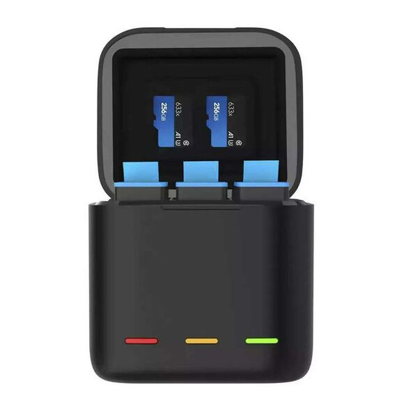 Telesin Telesin 3-slot charger Box + 3 batteries for GoPro Hero 12 / 11 / 10 / 9 029010  GP-BNC-902 έως και 12 άτοκες δόσεις 6972860172743