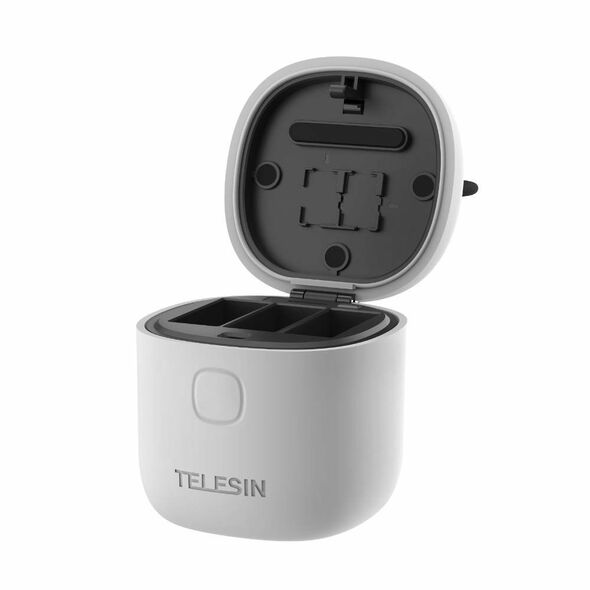 Telesin 3-slot waterproof charger Allin box Telesin for GoPro Hero 12 / Hero 11 / Hero 10 / Hero 9 029011  GP-BTR-904-GY έως και 12 άτοκες δόσεις 6972860174013