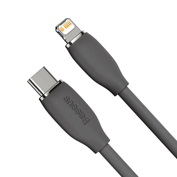 Baseus Baseus Jelly  cable USB-C to Lightning, 20W, 1,2m (black) 031114  CAGD020001 έως και 12 άτοκες δόσεις 6932172603939