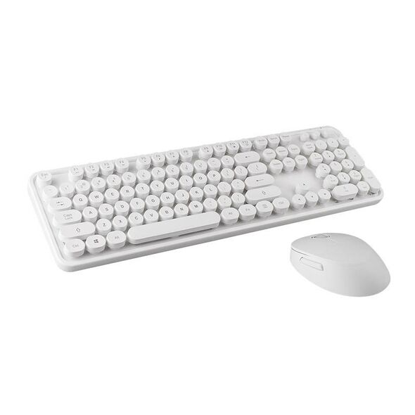 MOFII Wireless keyboard + mouse set MOFII Sweet 2.4G (white) 034308  SMK-623387AG White έως και 12 άτοκες δόσεις 6950125747134