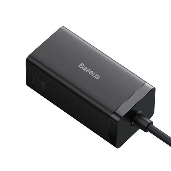 Baseus Wall charger Baseus GaN5 Pro 2xUSB-C + USB + HDMI, 67W (black) 038591  CCGP110201 έως και 12 άτοκες δόσεις 6932172613006