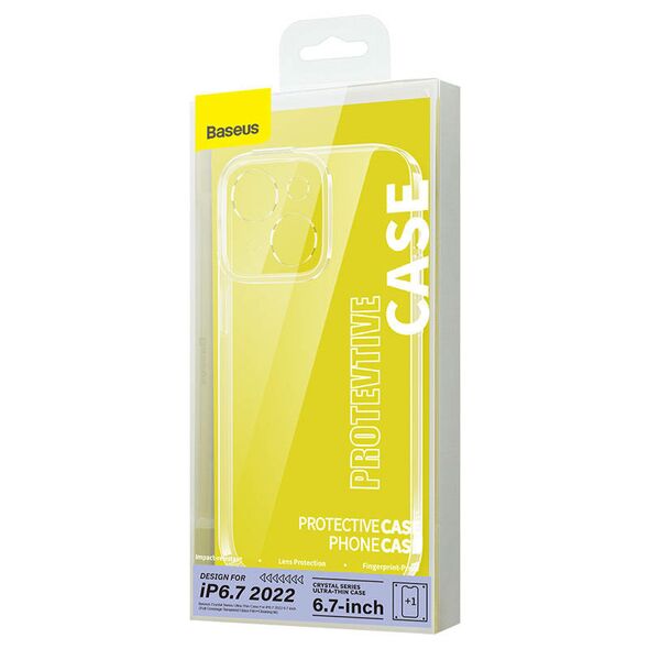 Baseus Baseus Crystal Transparent Case and Tempered Glass set for iPhone 14 Plus 038903  ARJB010002 έως και 12 άτοκες δόσεις 6932172616571