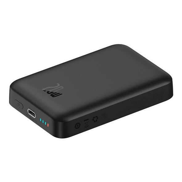 Baseus Powerbank Baseus Magnetic Mini 10000mAh, USB-C  20W MagSafe (black) 038863  PPCX070001 έως και 12 άτοκες δόσεις 6932172620622