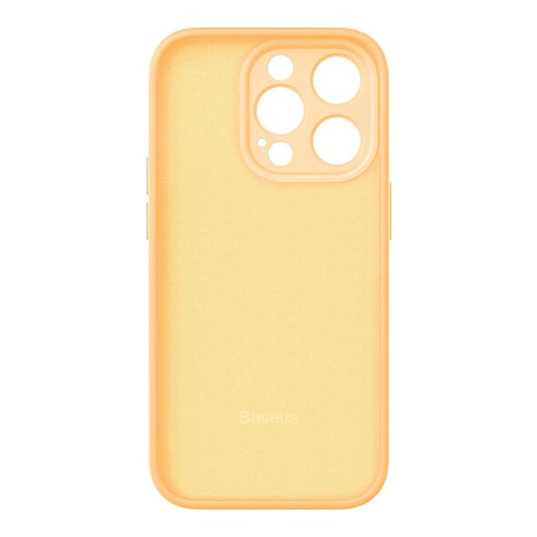 Baseus Baseus Liquid Silica Gel Case for iPhone 14 Pro Max (Sunglow)+ tempered glass + cleaning kit 040546  ARYT020810 έως και 12 άτοκες δόσεις 6932172622640