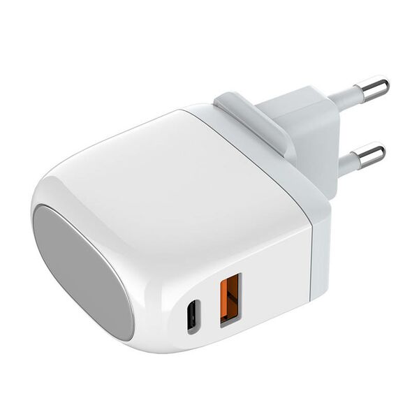 LDNIO Wall charger  LDNIO A2522C USB, USB-C 30W + USB-C - Lightning cable 042744  A2522C Type C to lig έως και 12 άτοκες δόσεις 5905316142152