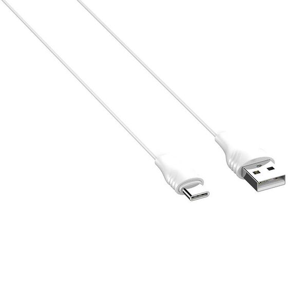 LDNIO Cable USB to USB-C LDNIO LS553, 2.1A, 2m (white) 043021  LS553 type c έως και 12 άτοκες δόσεις 5905316143920