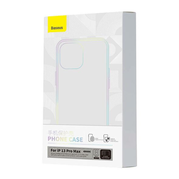 Baseus Transparent Case and Tempered Glass set Baseus Corning for iPhone 13 Pro Max 048655  P60112201201-02 έως και 12 άτοκες δόσεις 6932172629748