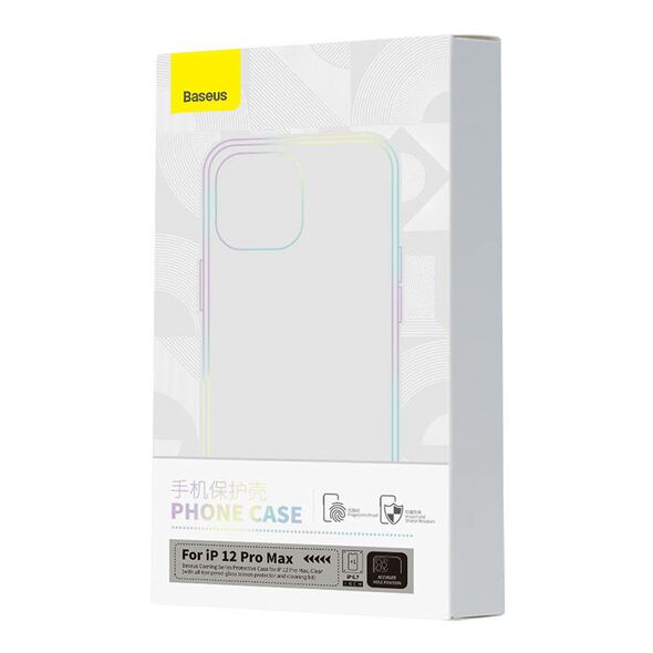 Baseus Transparent Case and Tempered Glass set Baseus Corning for iPhone 12 Pro Max 048652  P60112200201-02 έως και 12 άτοκες δόσεις 6932172629717