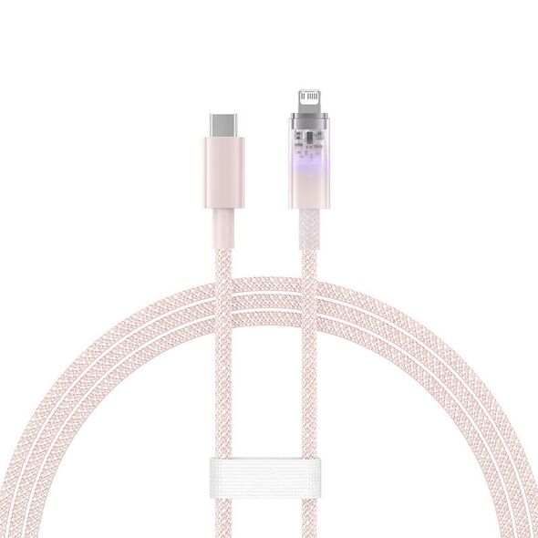 Baseus Fast Charging cable Baseus USB-C to Lightning  Explorer Series 1m, 20W (pink) 048746  CATS010204 έως και 12 άτοκες δόσεις 6932172629076