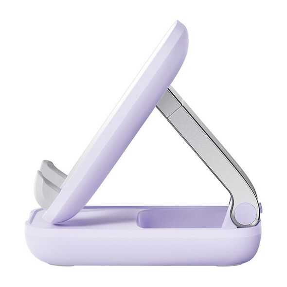 Baseus Folding phone stand Baseus with mirror (purple) 048731  B10551501511-00 έως και 12 άτοκες δόσεις 6932172629922