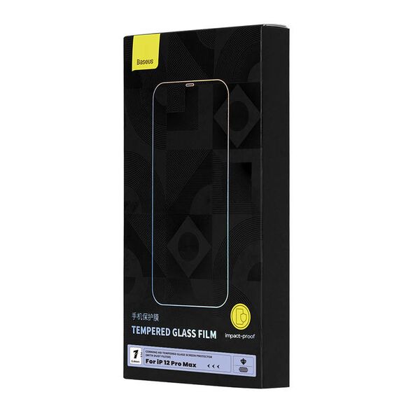 Baseus Tempered Glass Baseus 0.4mm Iphone 12 Pro  MAX + cleaning kit 046169  SGKN030502 έως και 12 άτοκες δόσεις 6932172626259