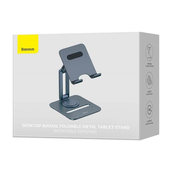 Baseus Desktop Biaxial Foldable Metal Stand Baseus (for Tablets) Space Grey 049233  B10431801811-00 έως και 12 άτοκες δόσεις 6932172630263