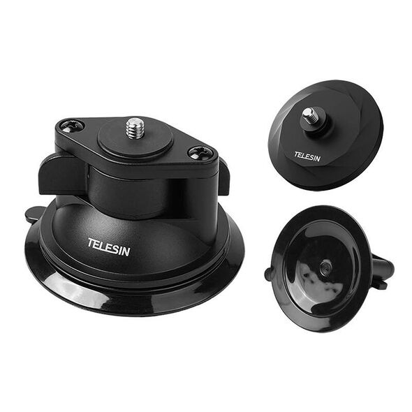 Telesin Magnetic Base and Suction Cup Base Set TELESIN for Insta360 GO 3 060077  MAG-003 έως και 12 άτοκες δόσεις 6974944462047