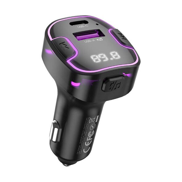 XO Car charger XO BCC12 Bluetooth MP3+5V3.1A (black) 060030  BCC12 έως και 12 άτοκες δόσεις 6920680850105