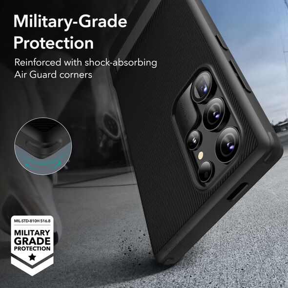 ESR Husa pentru Samsung Galaxy S24 Ultra - ESR Air Shield Boost Kickstand - Black 4894240189931 έως 12 άτοκες Δόσεις