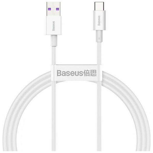 Baseus Type-C - Type-C Superior cable Quick Charge / Power Delivery / FCP 100W 5A 20V 2m white (CATYS-C02) (BASCATYS-C02) έως 12 άτοκες Δόσεις