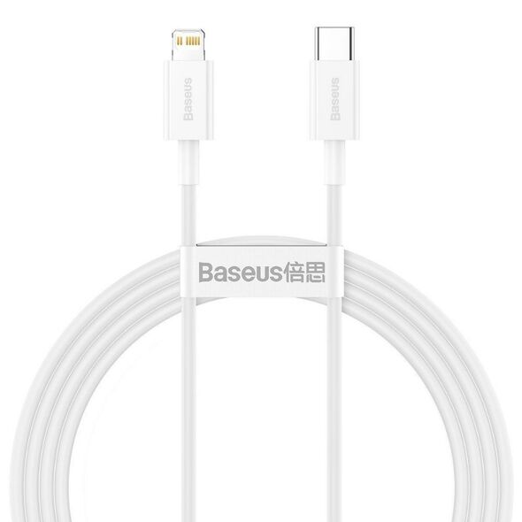 Baseus Superior USB-C to Lightning Cable 20W White 1.5m (CATLYS-B02) (BASCATLYS-B02) έως 12 άτοκες Δόσεις