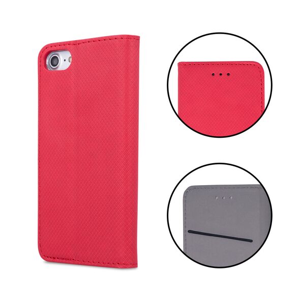 Smart Magnet case for Honor X7a red