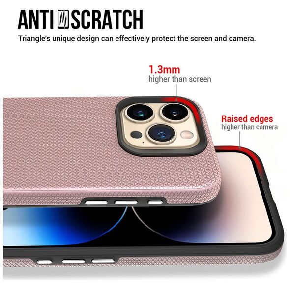 Vmax Triangle Case for Samsung A14 4G / 5G rose gold