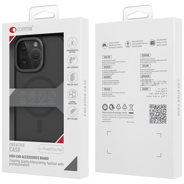 Comma case Joy Elegant Mag for iPhone 15 blue