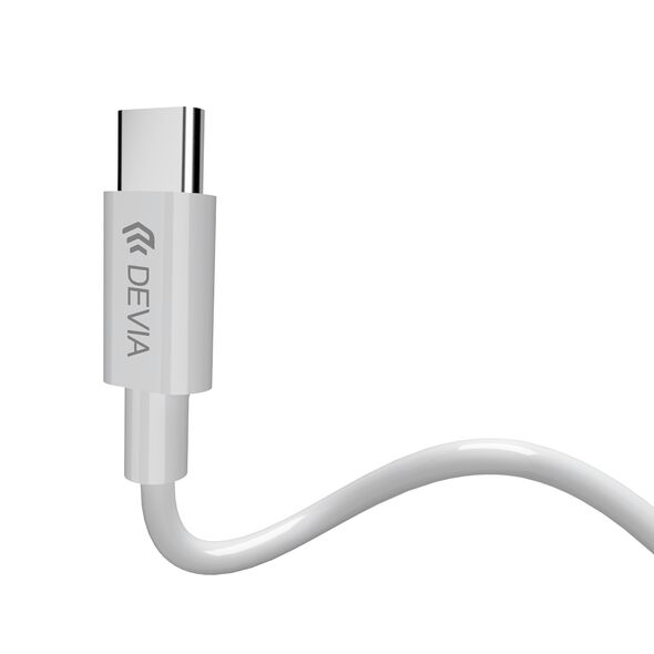 Devia adapter Smart USB-C - USB-C (port) + USB-C (port) white