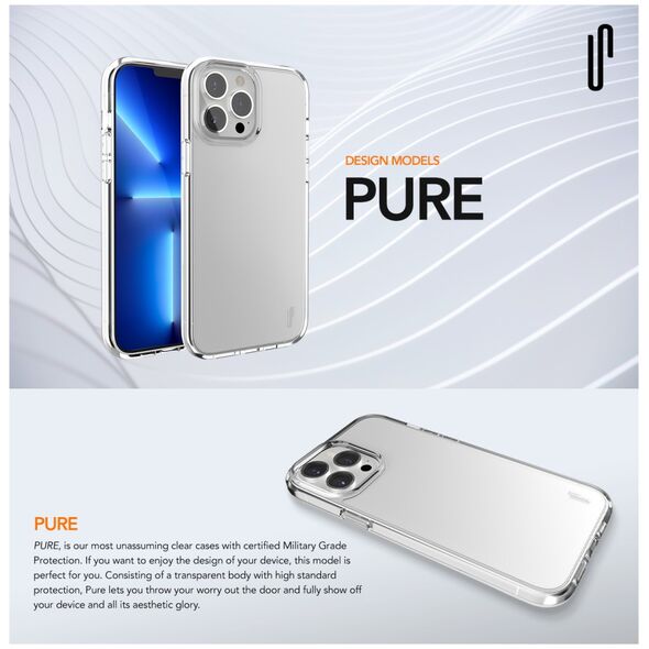 Ugly Rubber Pure case for iPhone 12 / 12 Pro 6,1&quot; clear
