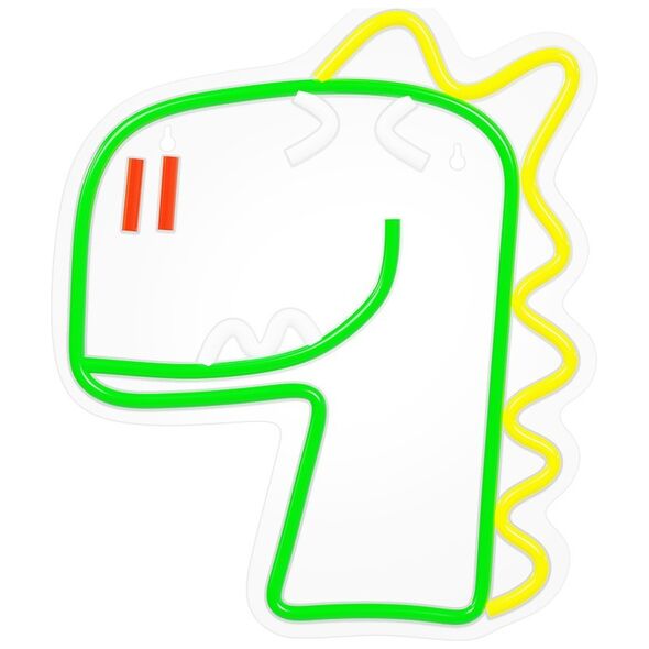 Neon PLEXI LED JURASSIC DINO green FLNJ02 Forever Light